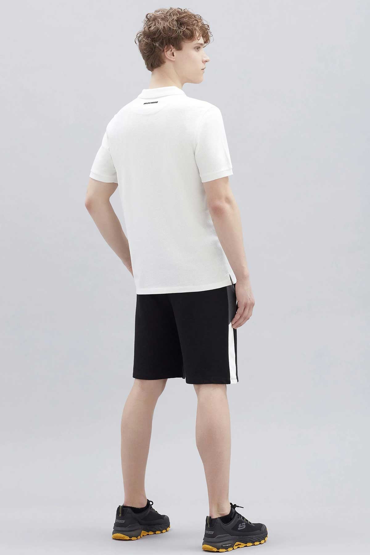 Skechers Erkek Tişört S211800-102 Beyaz