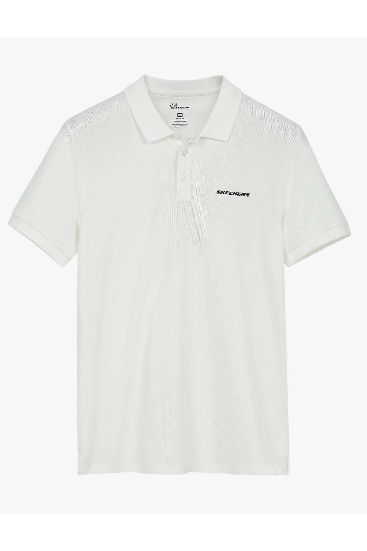 Skechers Erkek Tişört S211800-102 Beyaz