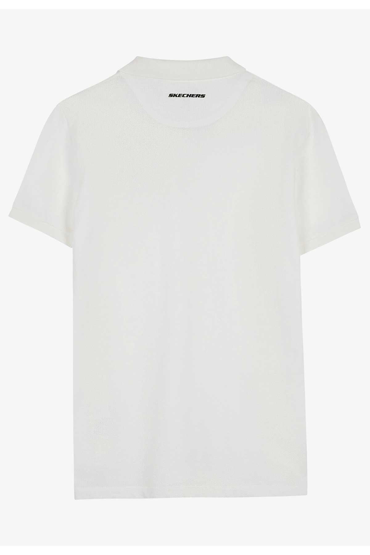 Skechers Erkek Tişört S211800-102 Beyaz