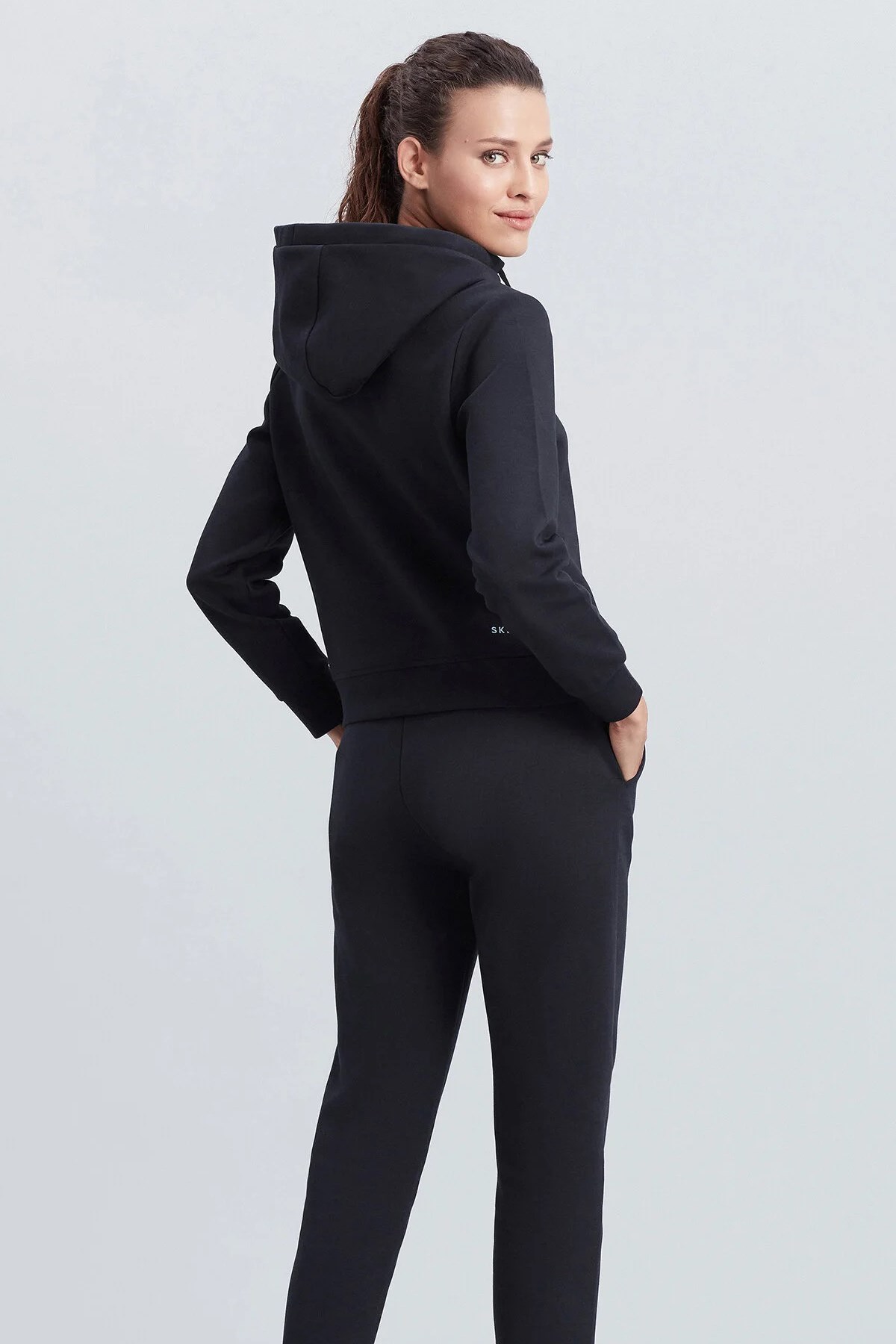 Skechers Big Logo Kadın Sweatshirt S212053-001 Siyah