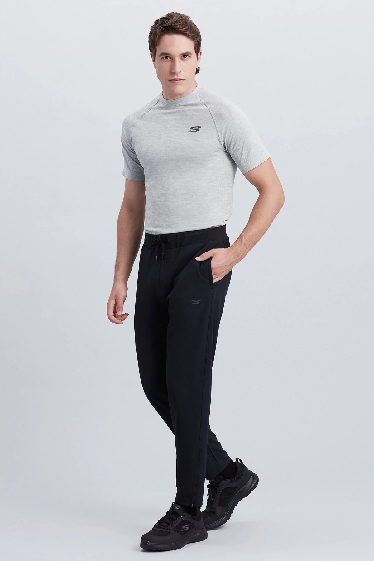 Skechers Runner Lite Slim Micro Erkek Eşofman Altı S212160-001 Siyah