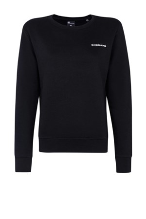 Skechers New Basics Crew Neck Kadın Sweatshirt S212182-001 Siyah