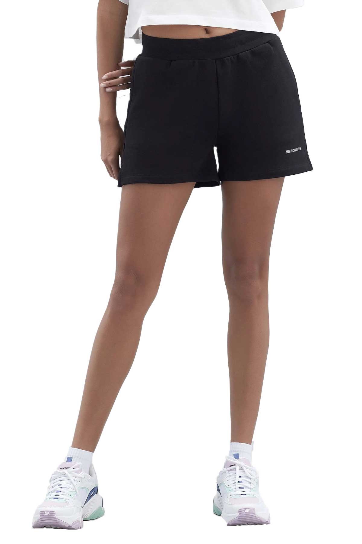 Skechers Kadın Şort S212184-001 Siyah