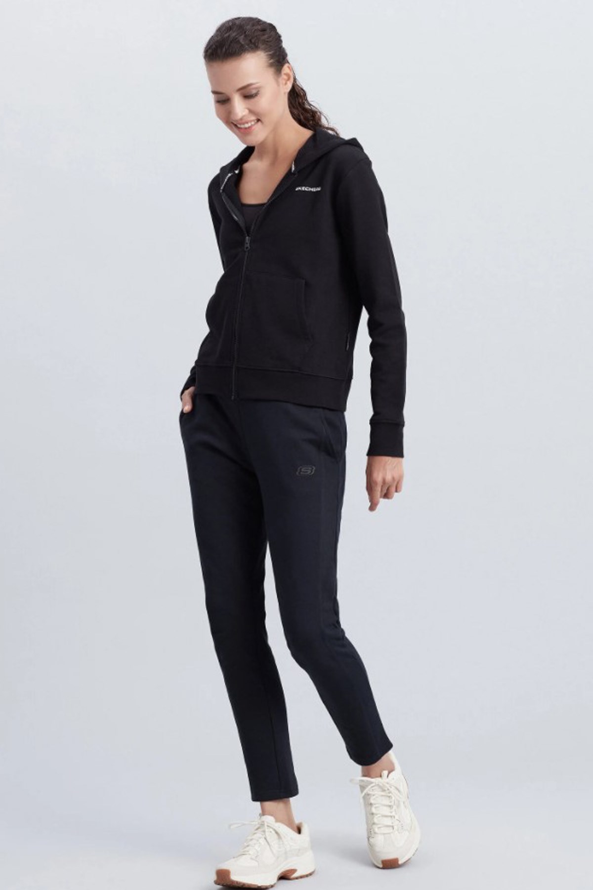 Skechers New Basics Kadın Sweatshirt S212186-001 Siyah