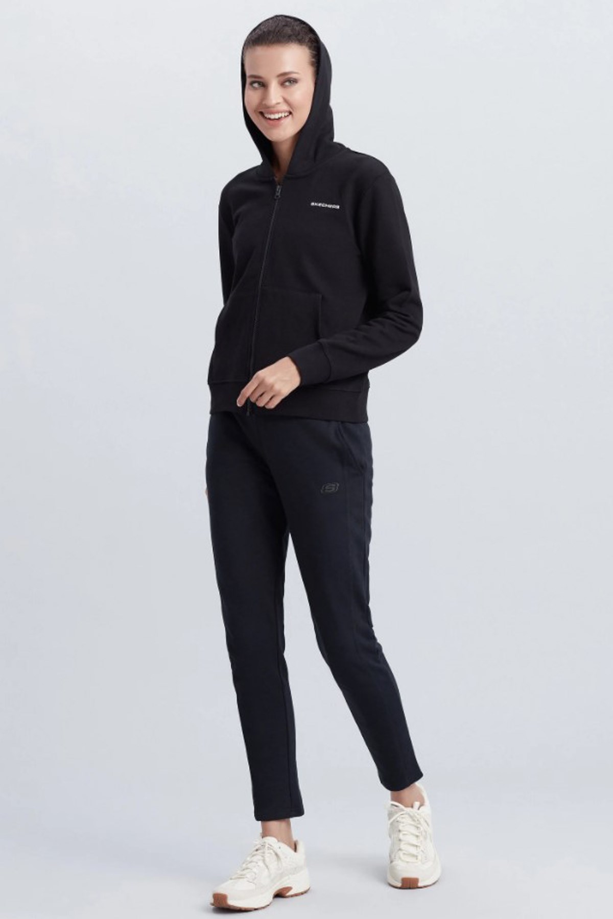 Skechers New Basics Kadın Sweatshirt S212186-001 Siyah