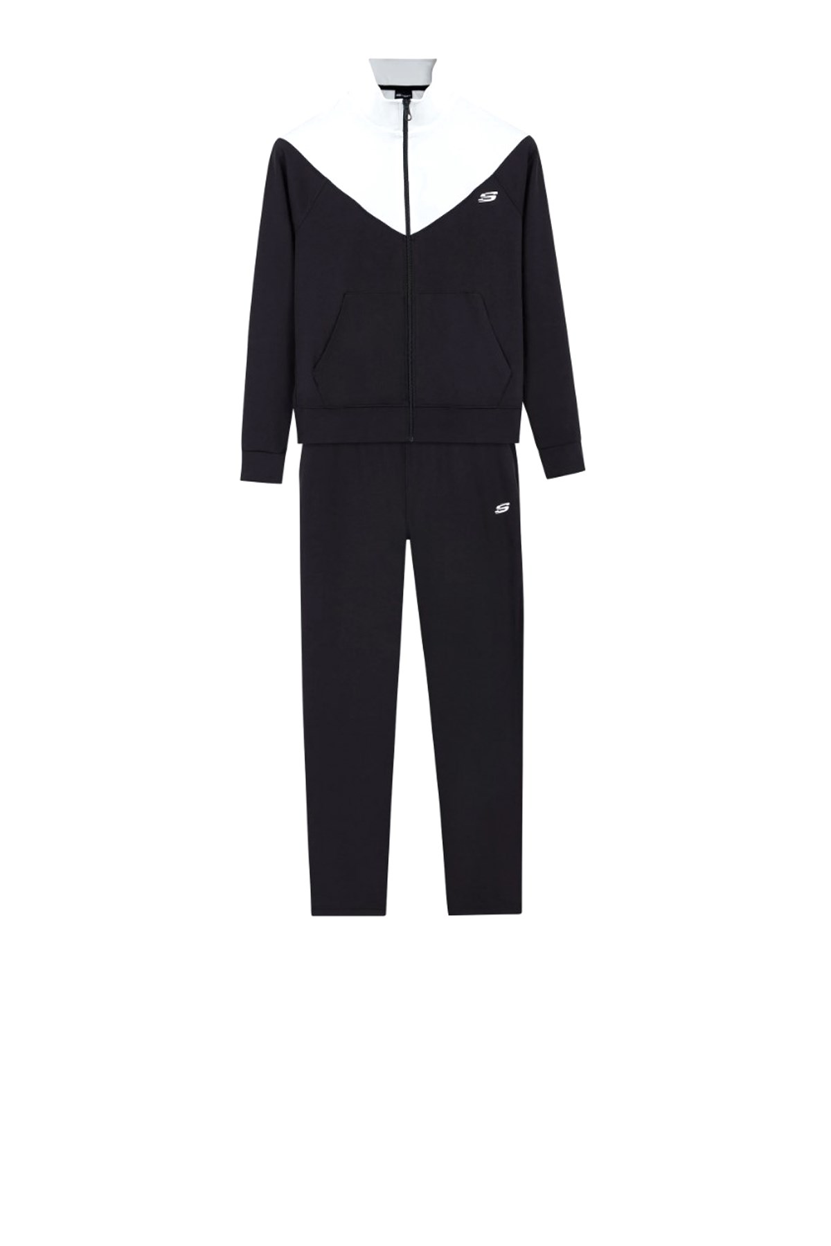 Skechers Micro Color Block Suit Kadın Eşofman Takımı S212251-001 Siyah