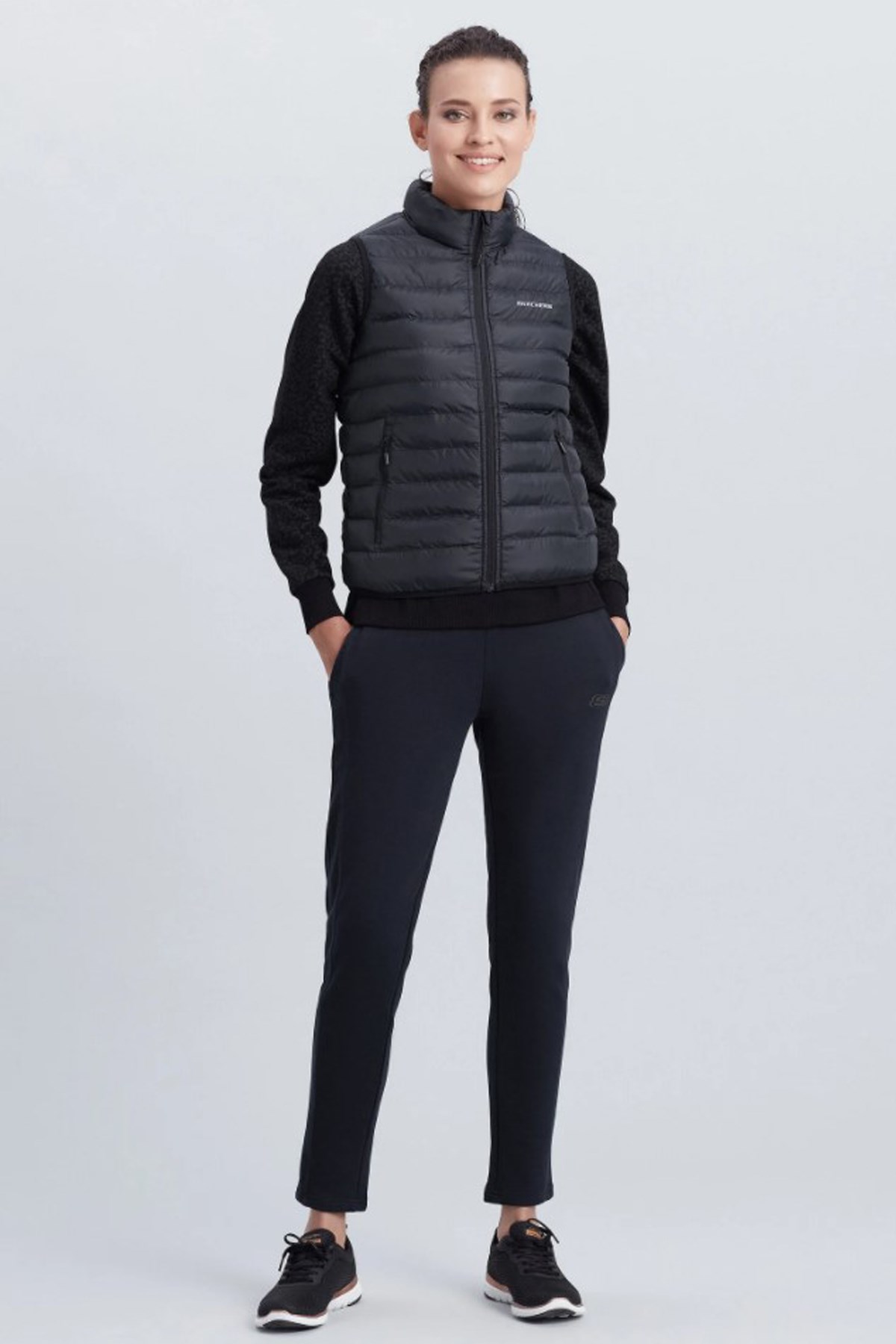 Skechers Essential Kadın Şişme Yelek S212262-001 Siyah