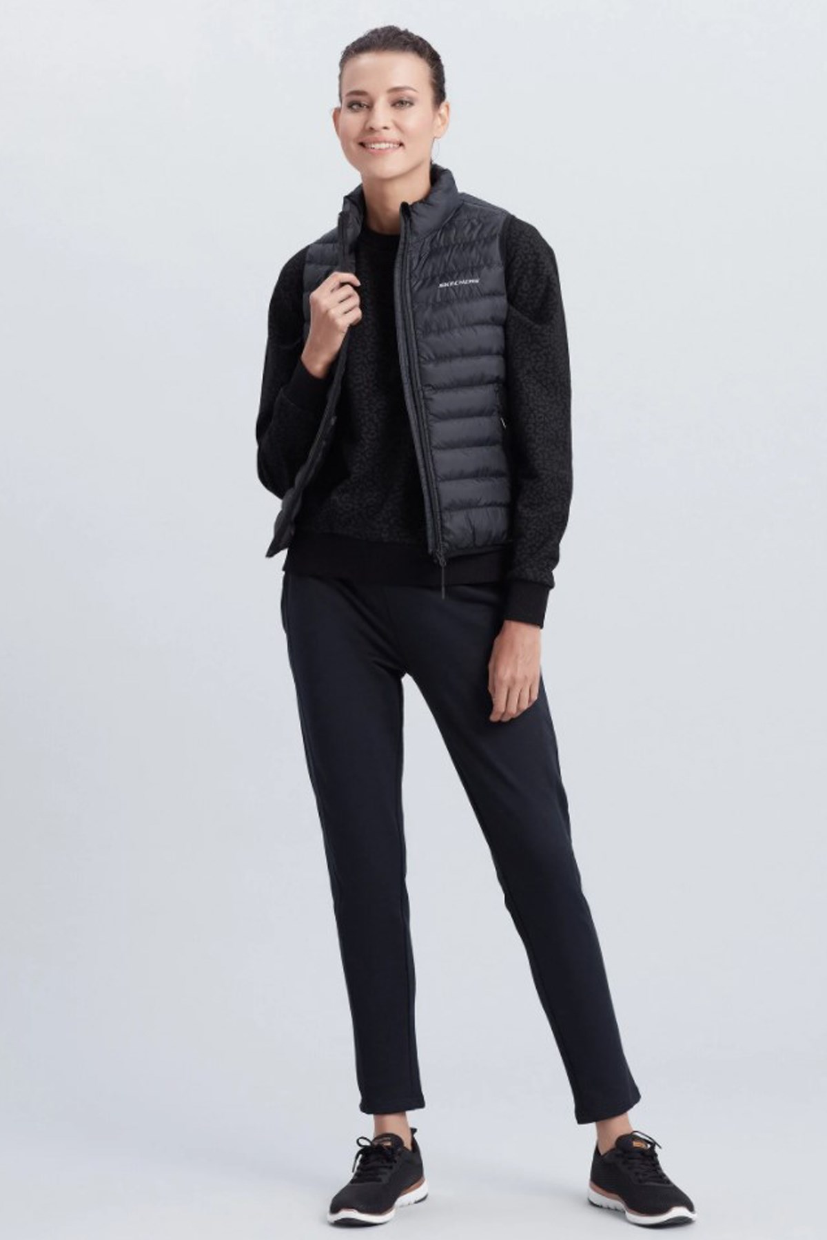 Skechers Essential Kadın Şişme Yelek S212262-001 Siyah