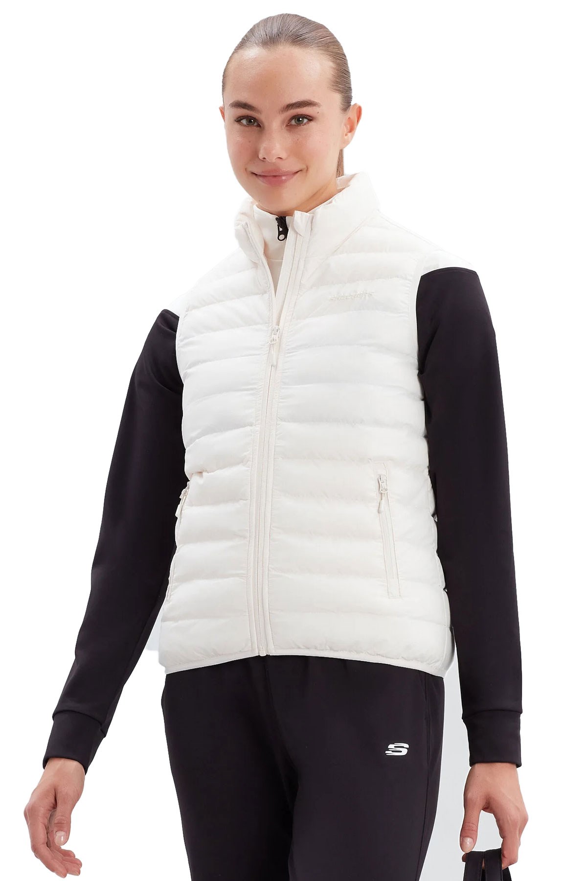 Skechers Essential Kadın Yelek S212262-102 Beyaz