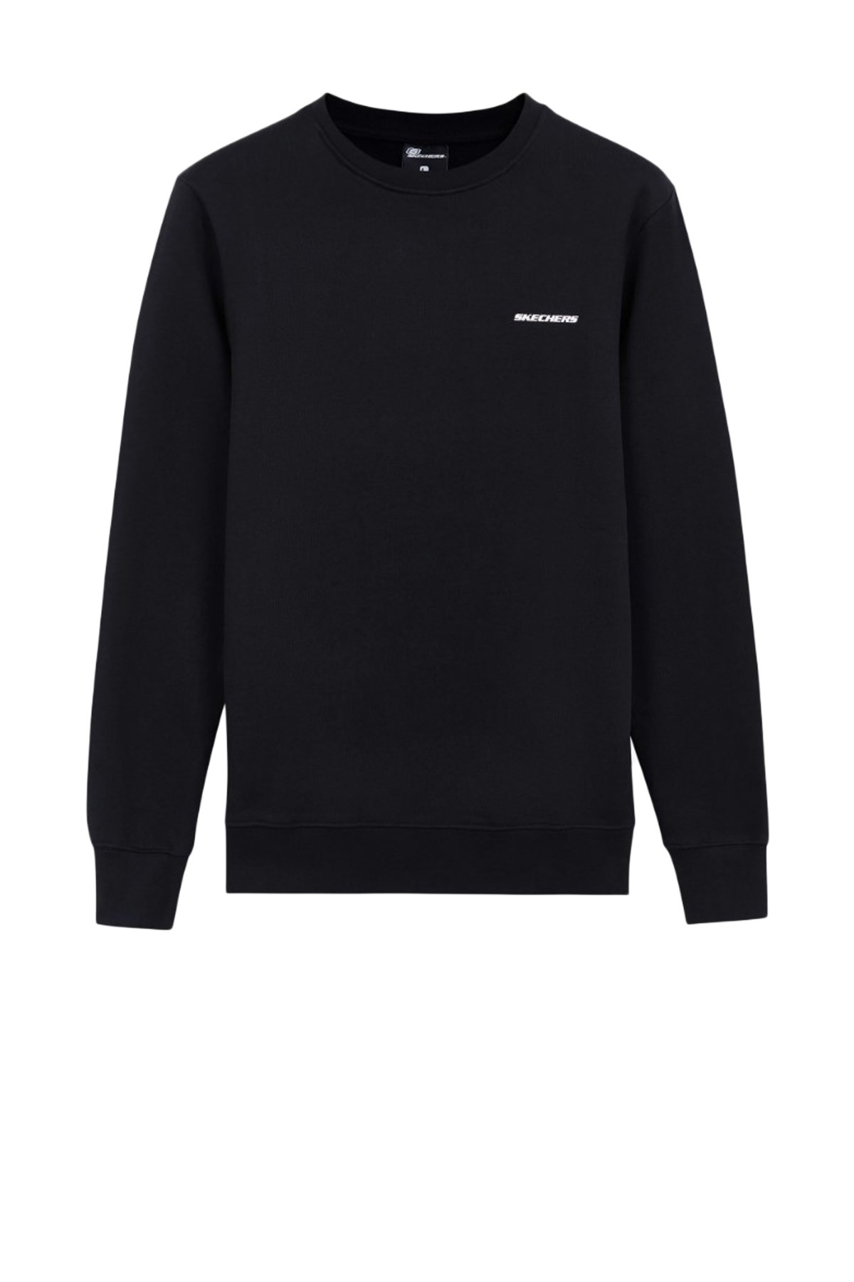 Skechers New Basics Crew Neck Erkek Sweatshirt S212265-001 Siyah