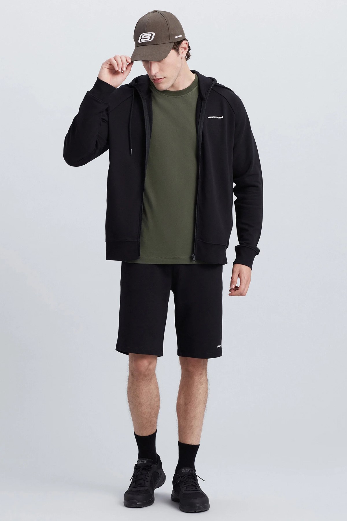 Skechers New Basics Erkek Sweatshirt S212267-001 Siyah