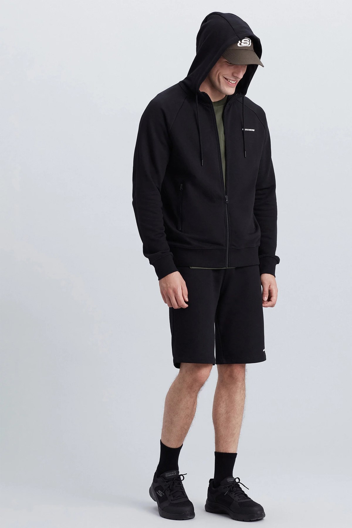 Skechers New Basics Erkek Sweatshirt S212267-001 Siyah