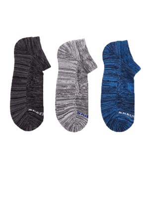 Skechers No Show Half Terry 3 Lü Paket Erkek Çorap S212290-900
