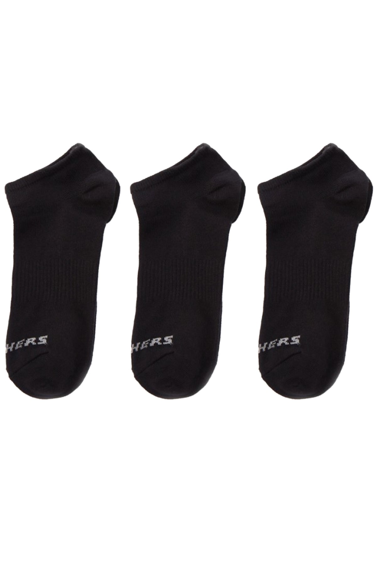 Skechers Unisex 3'Lü Çorap S212300-001 Siyah