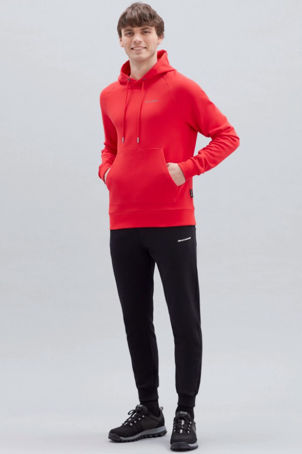 Skechers New Basics Hoodie Erkek Sweatshirt S212909-600-A Kırmızı