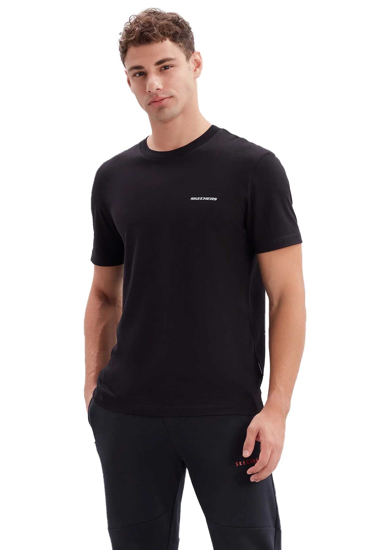 Skechers New Basics Crew Neck Erkek Tişört S212910-001 Siyah
