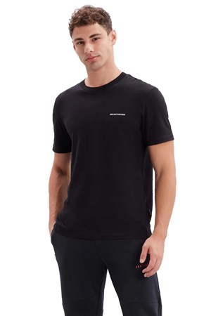 Skechers New Basics Crew Neck Erkek Tişört S212910-001 Siyah