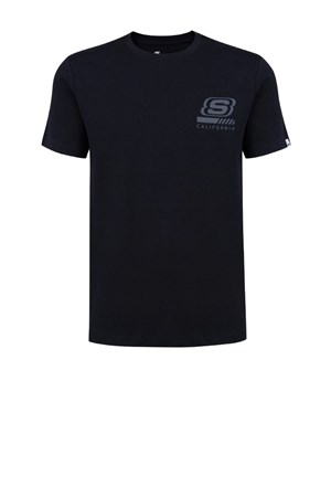 Skechers Chest Logo Erkek Tişört S212938-001-A