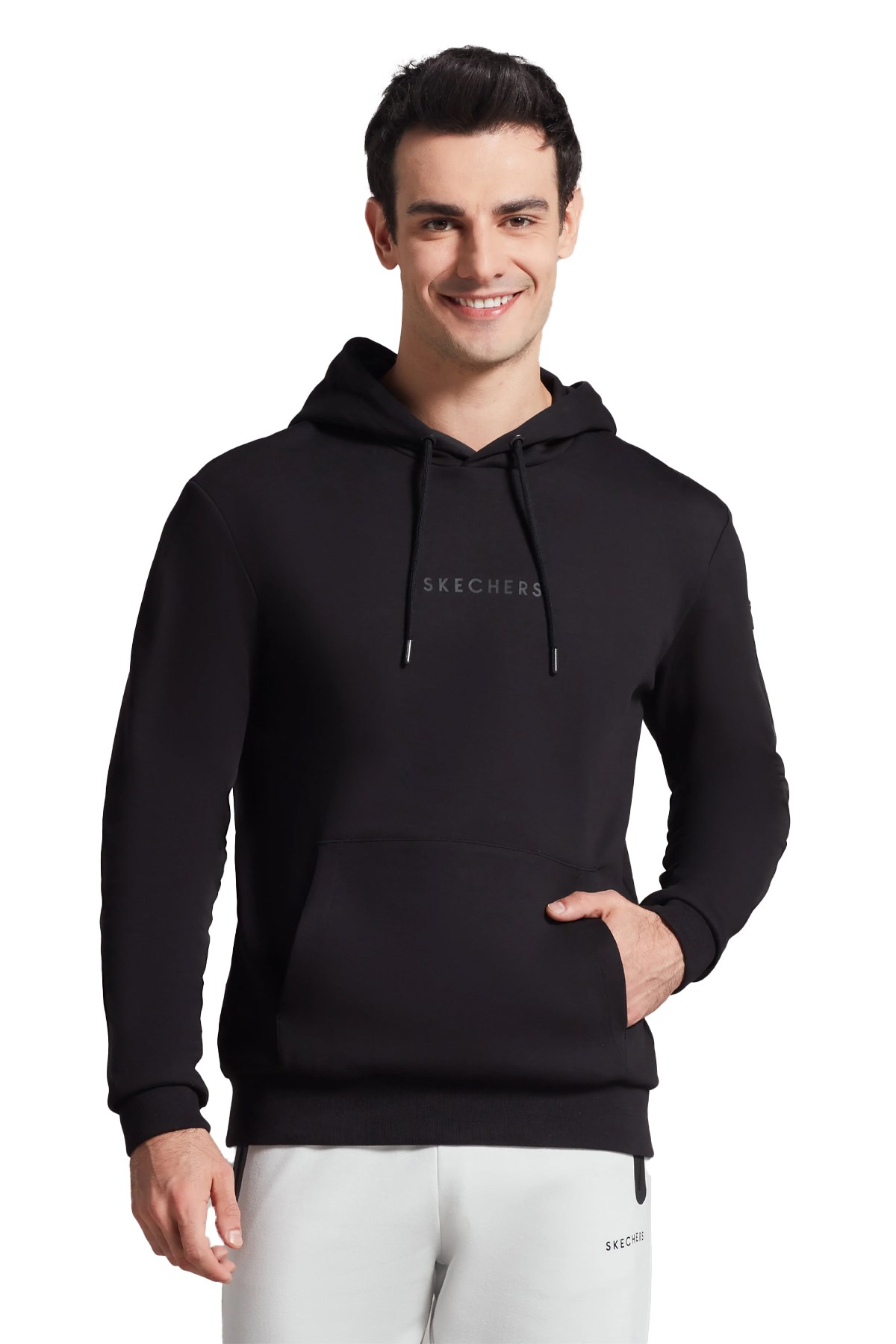 Skechers 2XI-Lock Arm Erkek Sweatshirt S221022-001 Siyah