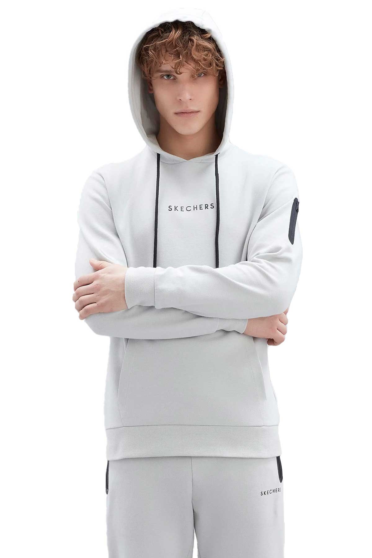 Skechers Erkek Sweatshirt S221022-013 Gri