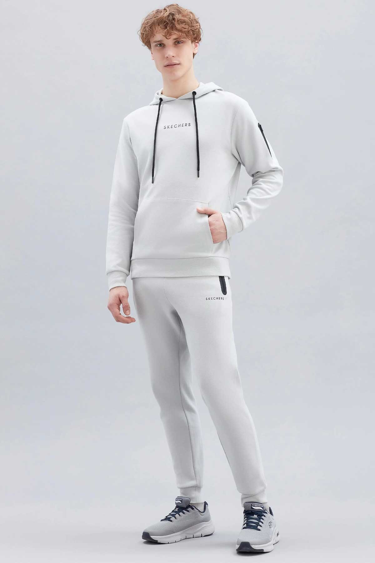 Skechers Erkek Sweatshirt S221022-013 Gri