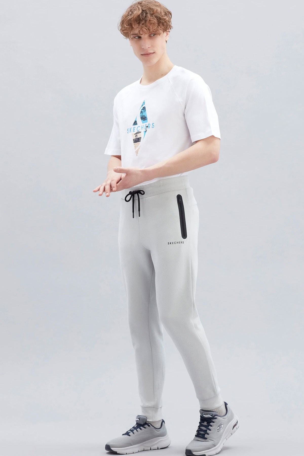 Skechers Erkek Eşofman Altı S221028-013 Gri