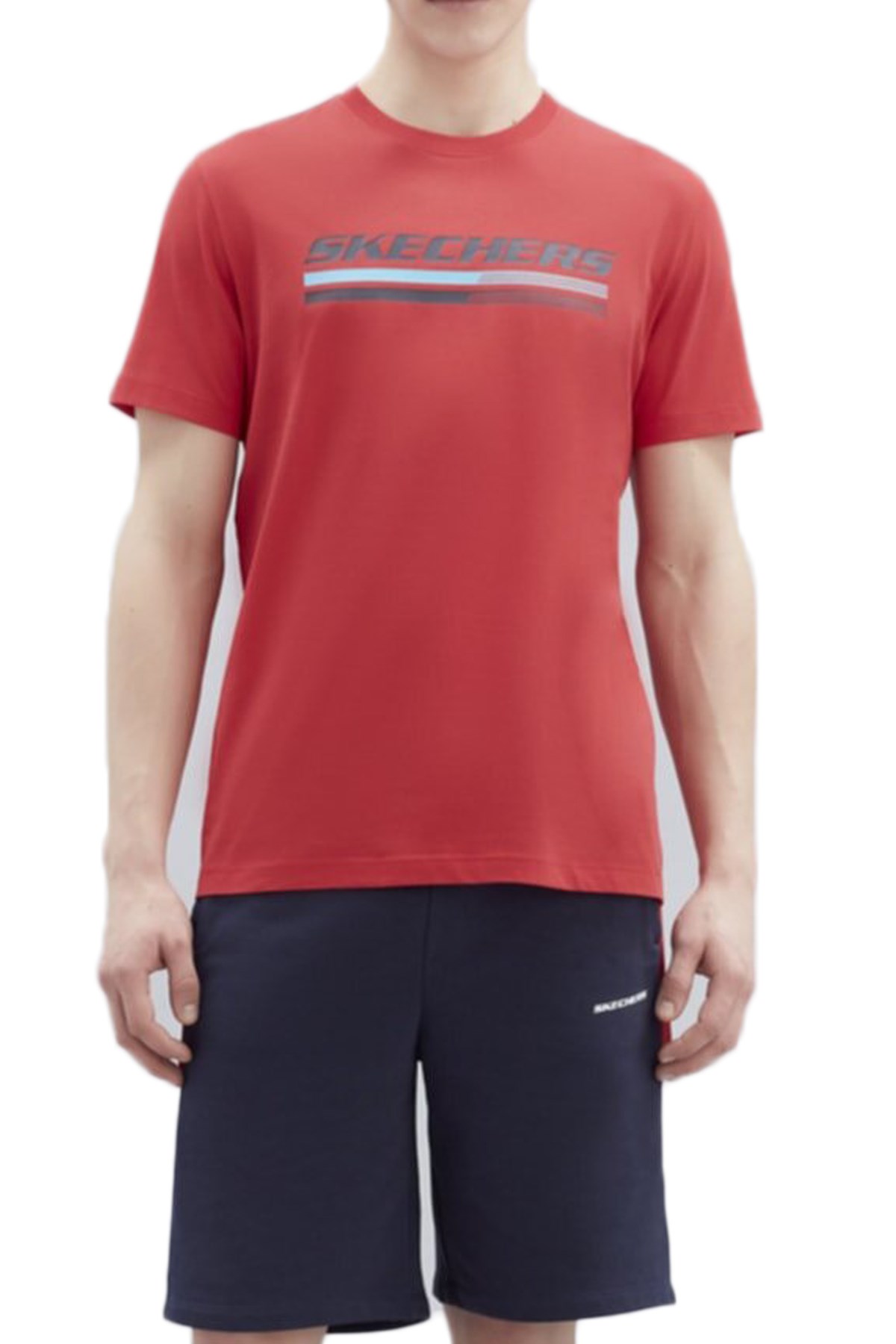 Skechers Graphic Big Logo Erkek Tişört S221059-600 Kırmızı