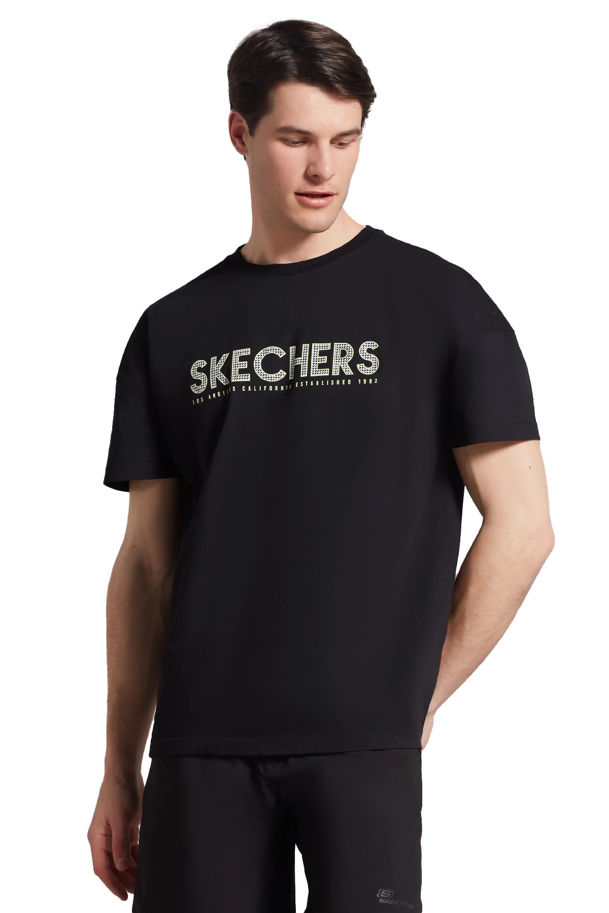 Skechers Erkek Tişört S221135-001 Siyah