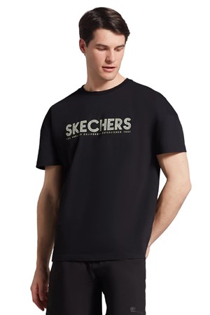 Skechers Erkek Tişört S221135-001 Siyah