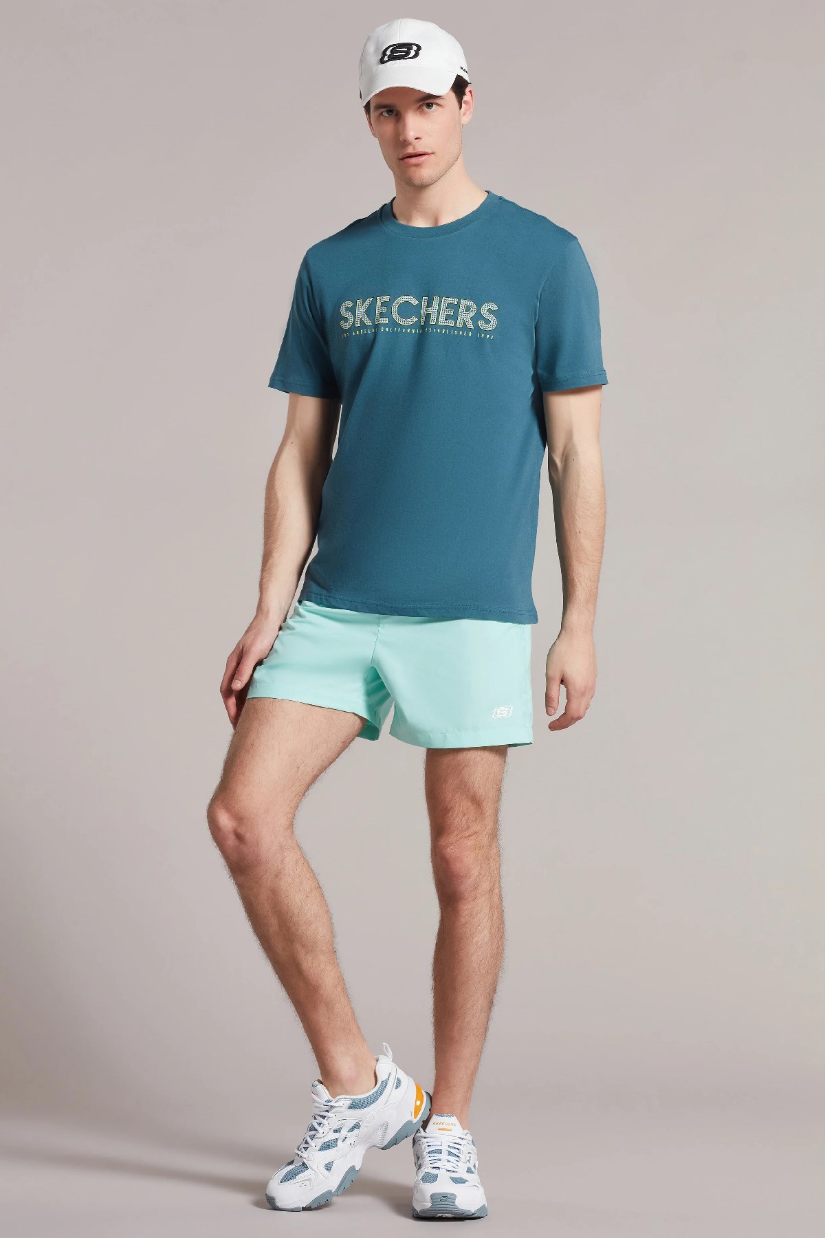 Skechers Erkek Tişört S221135-405 Mavi