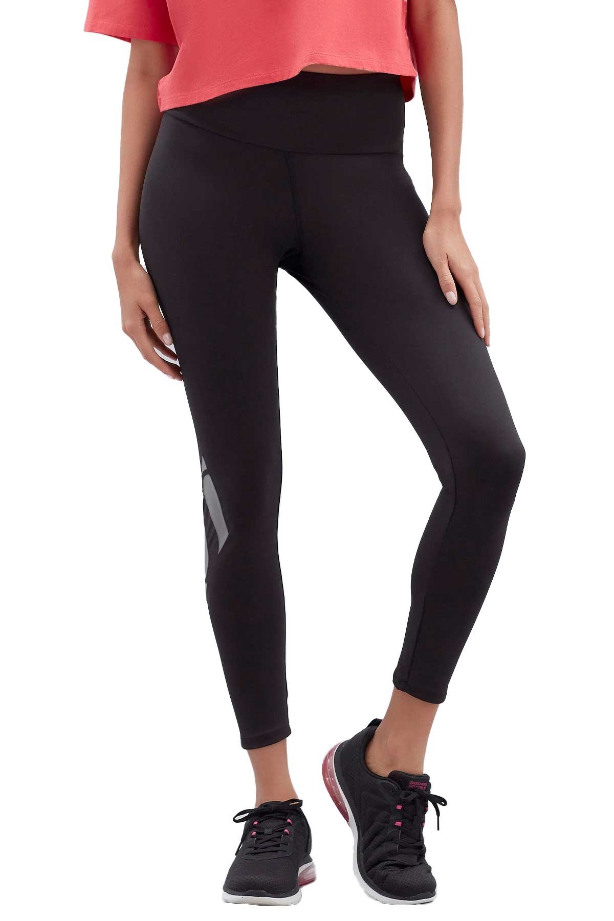 Skechers Big Logo Kadın Tayt S221139-001 Siyah