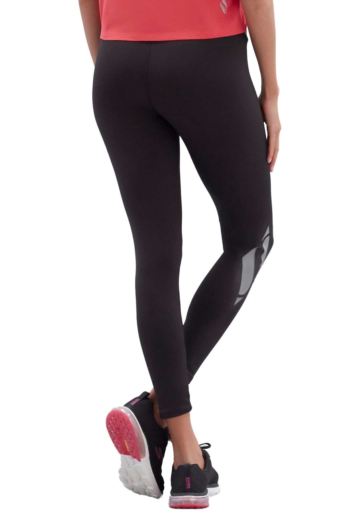 Skechers Big Logo Kadın Tayt S221139-001 Siyah