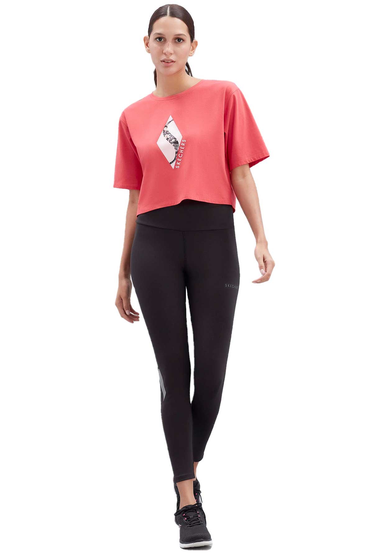 Skechers Big Logo Kadın Tayt S221139-001 Siyah