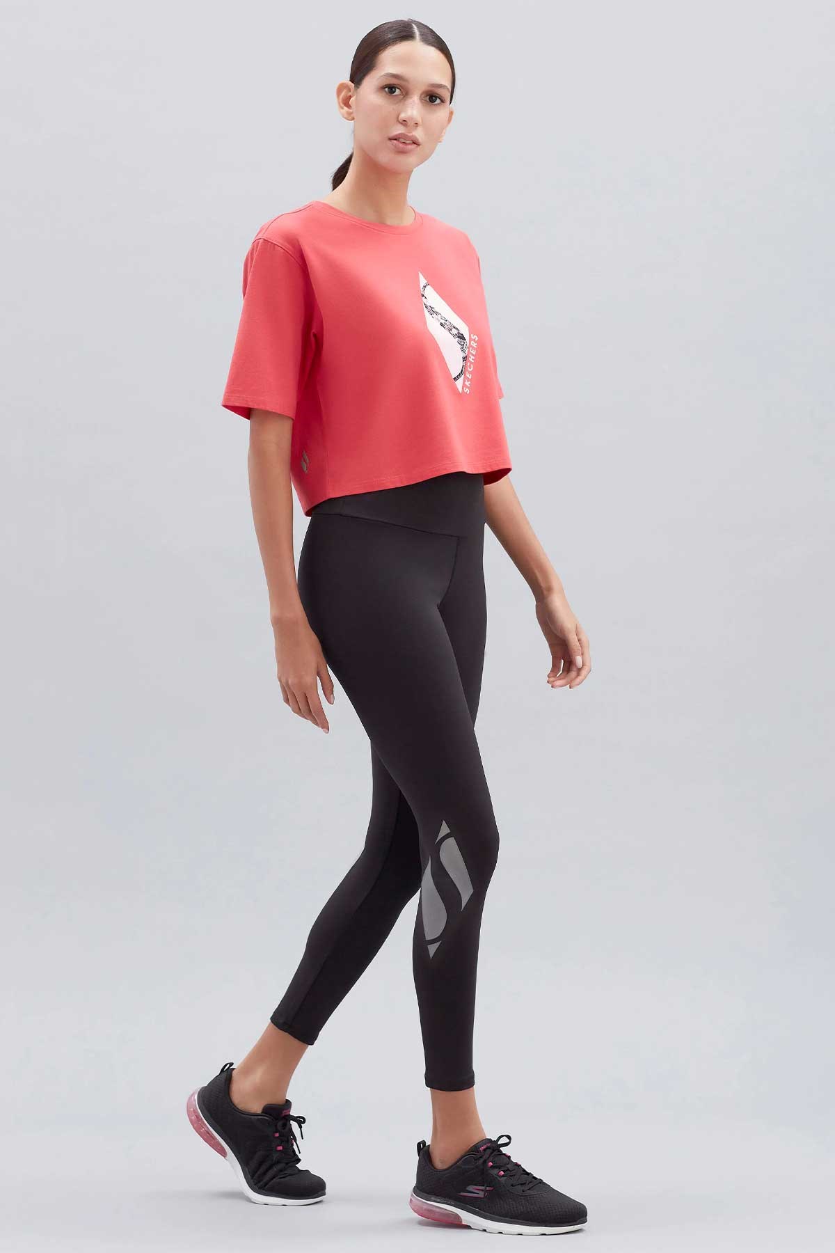 Skechers Big Logo Kadın Tayt S221139-001 Siyah