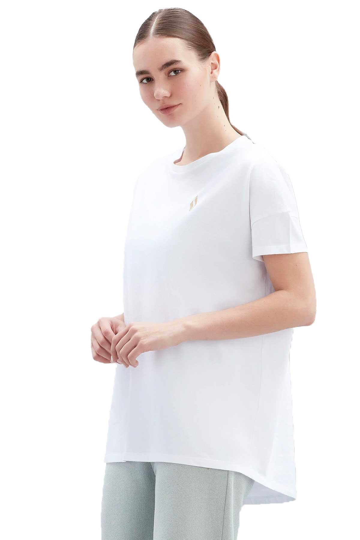 Skechers Kadın Tişört S221482-102 Beyaz