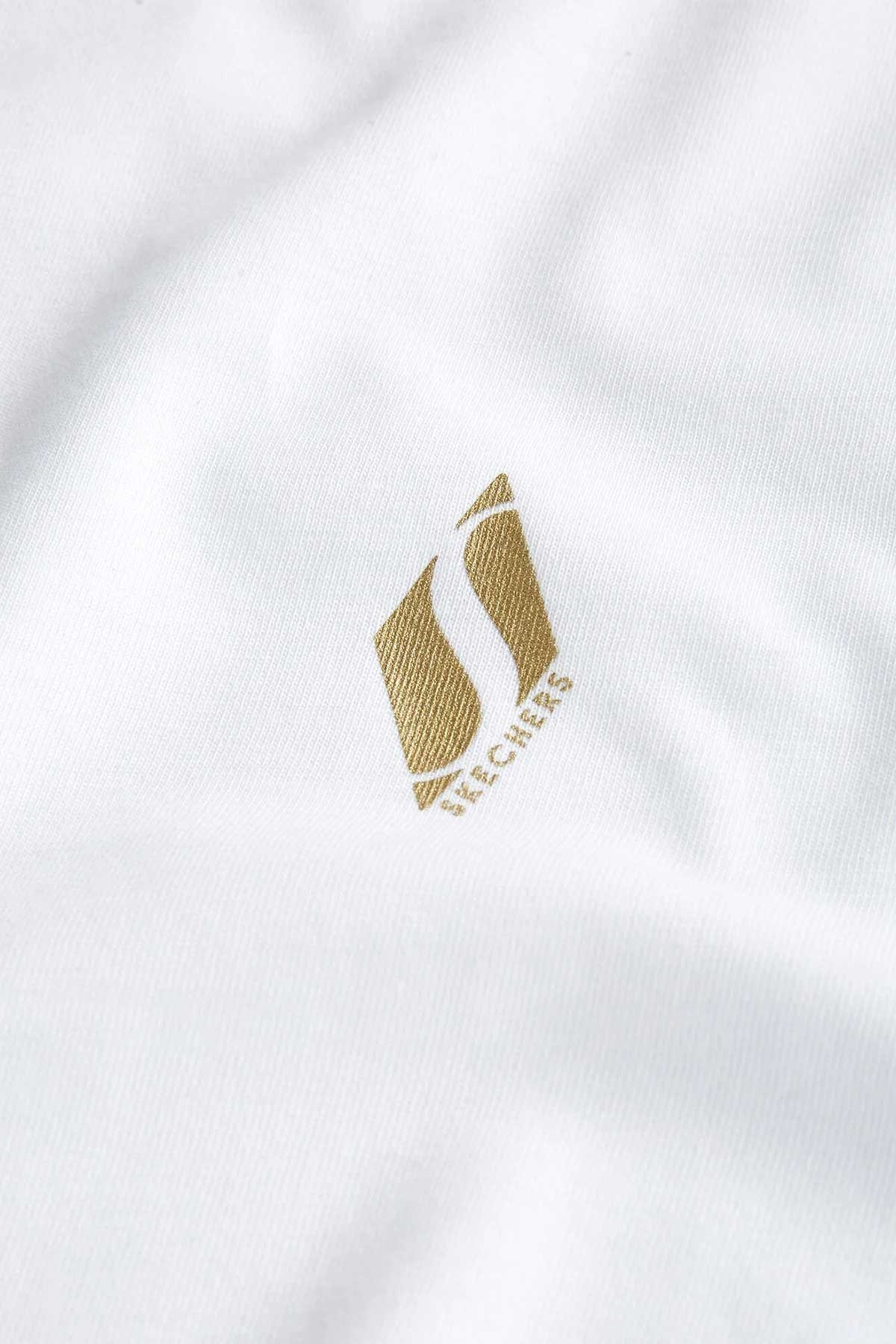 Skechers Kadın Tişört S221482-102 Beyaz