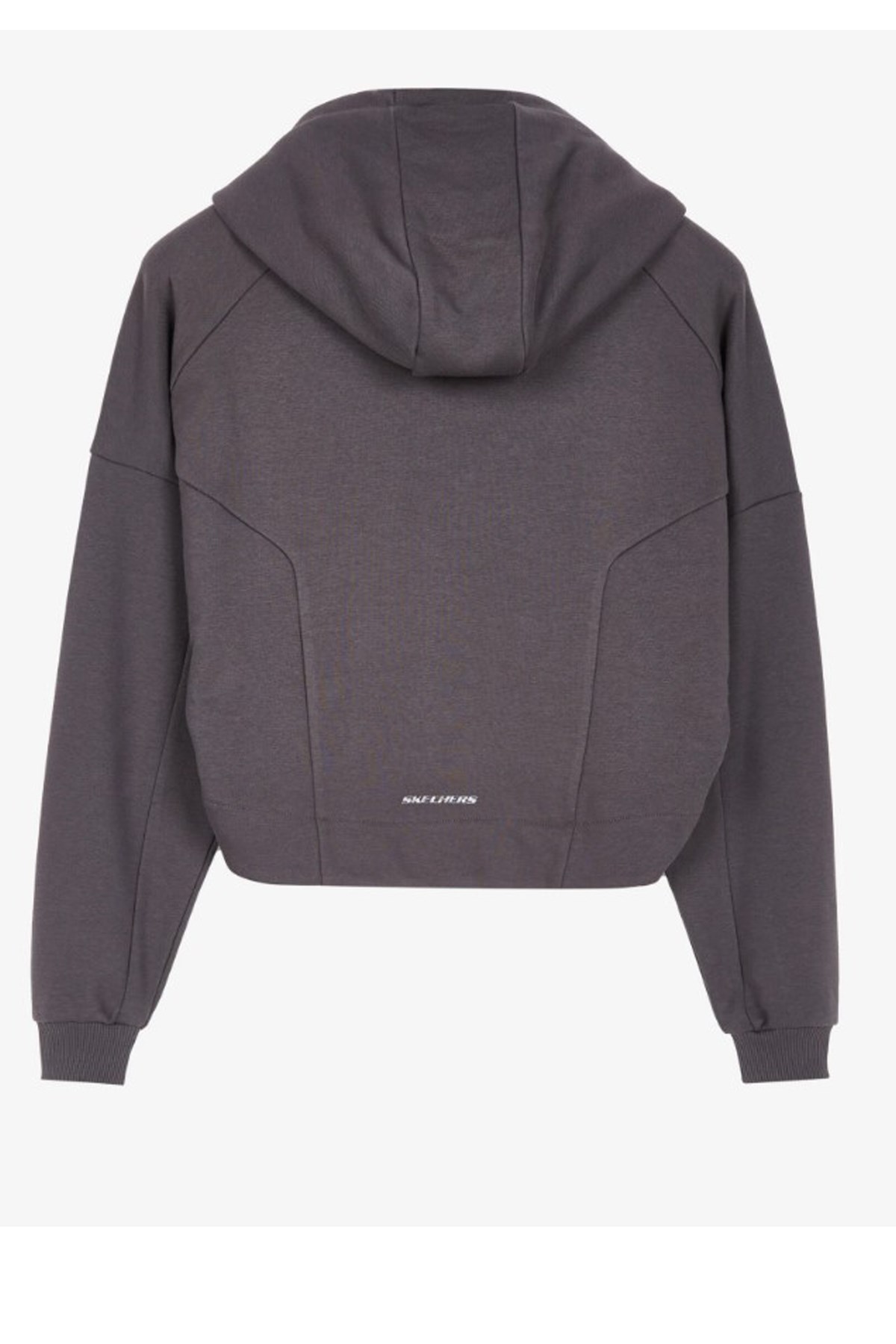 Skechers Mid Weight Fleece Kadın Fermuarlı Sweatshirt S222047-003 Antrasit