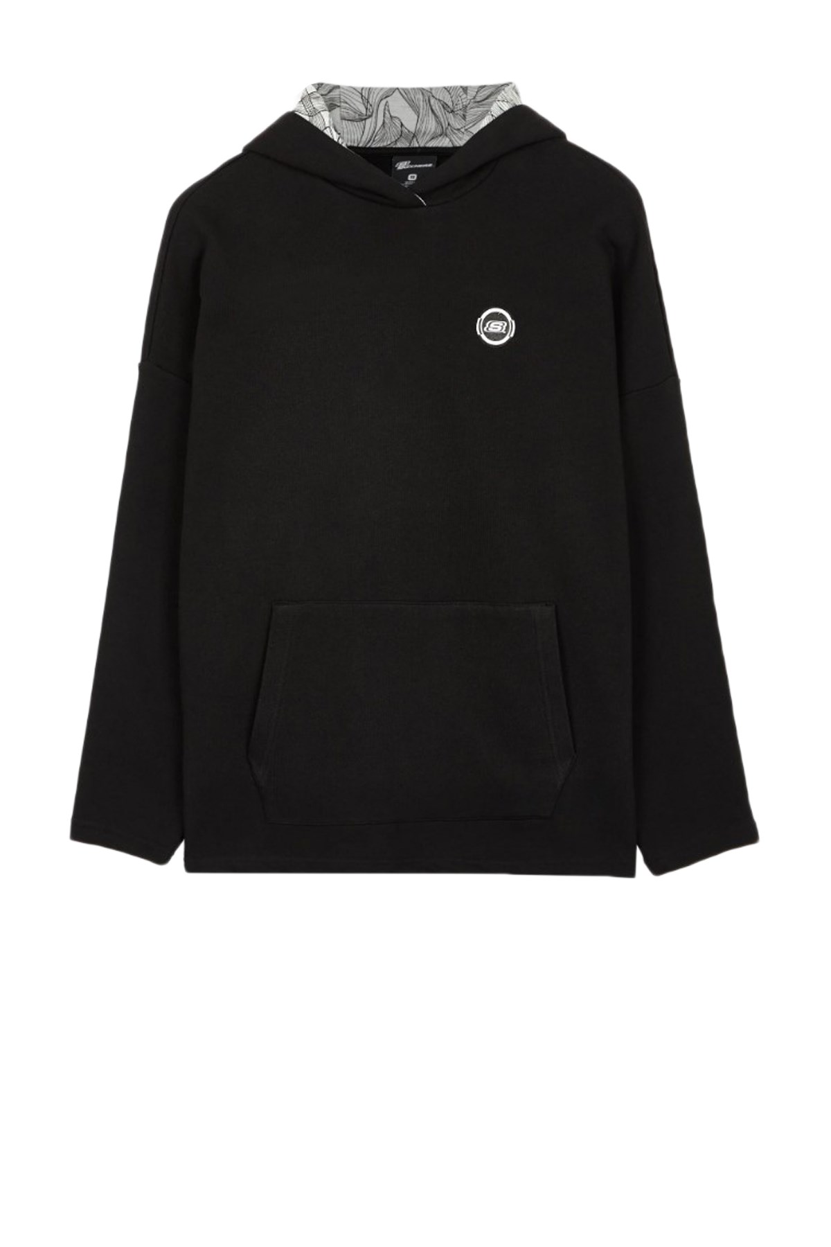 Skechers Mid Weight Fleece Hoodie Kadın Sweatshirt S222048-001 Siyah