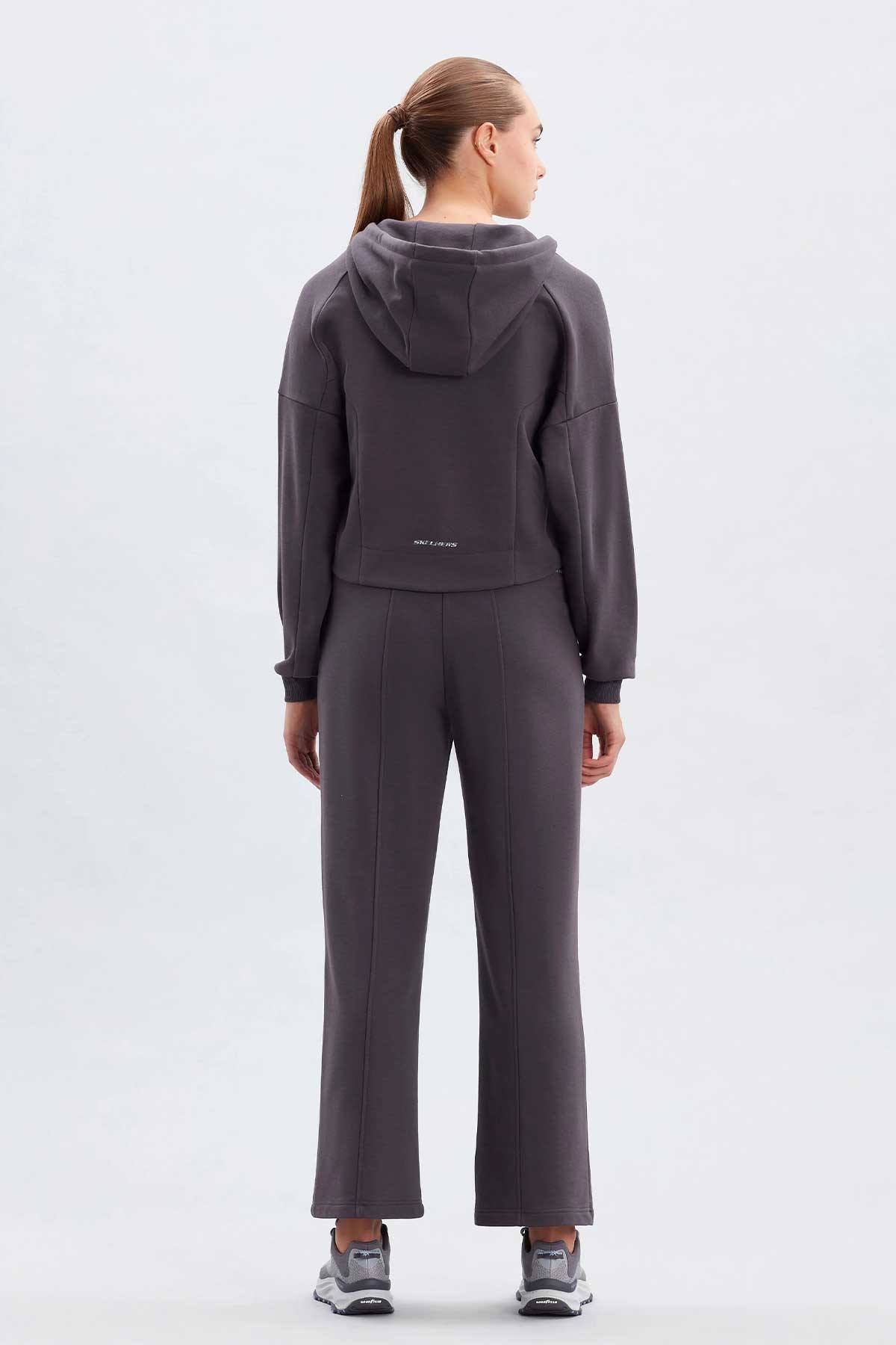 Skechers Mid Weight Fleece Loose Kadın Eşofman Altı S222056-003 Antrasit
