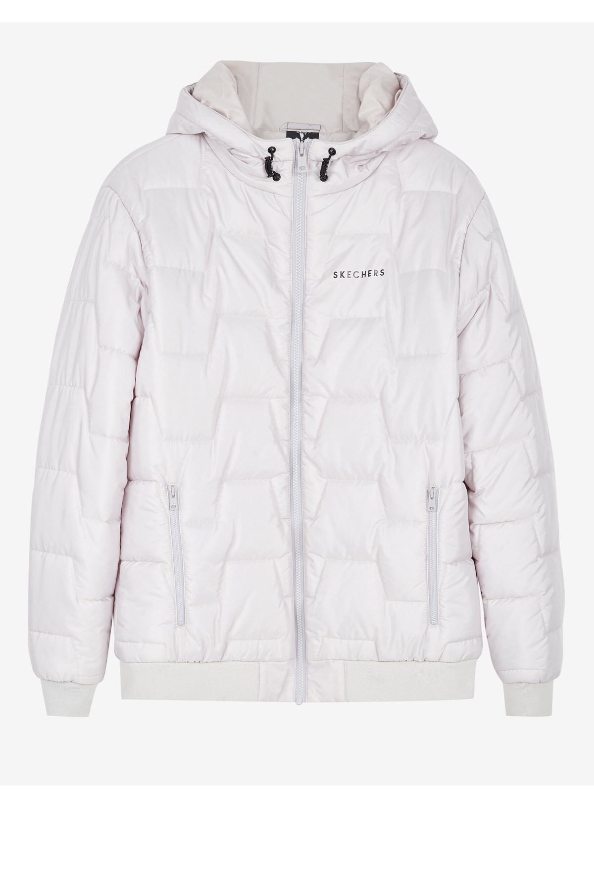 Skechers Outerwear M Padded Erkek Mont S222060-013 Gri