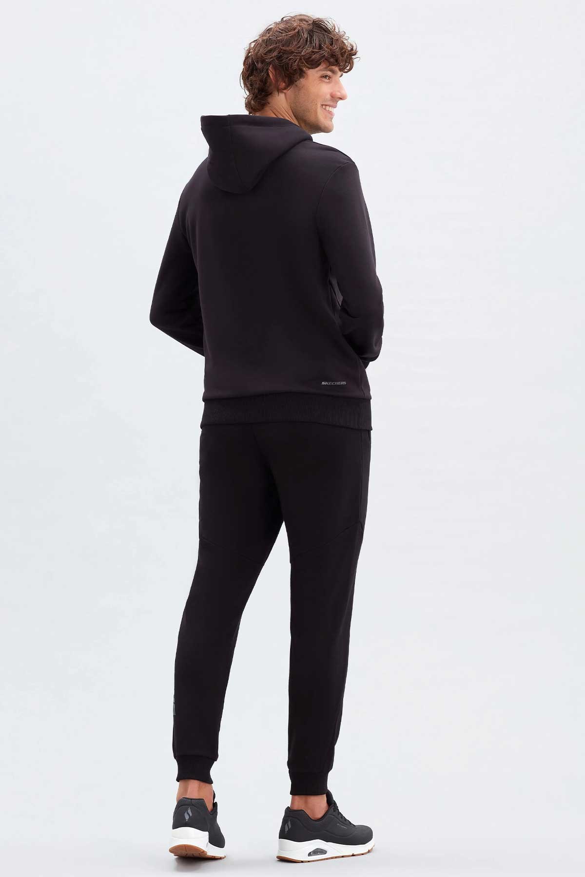 Skechers Mid Weight Fleece Jogger Erkek Eşofman Altı S222243-001 Siyah