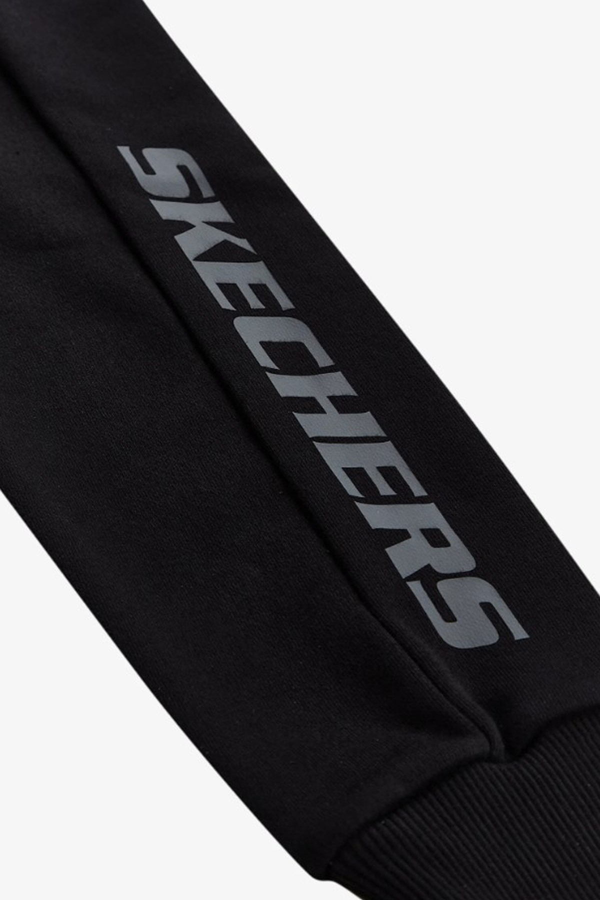Skechers Mid Weight Fleece Hoodie Erkek Sweatshirt S222244-001 Siyah