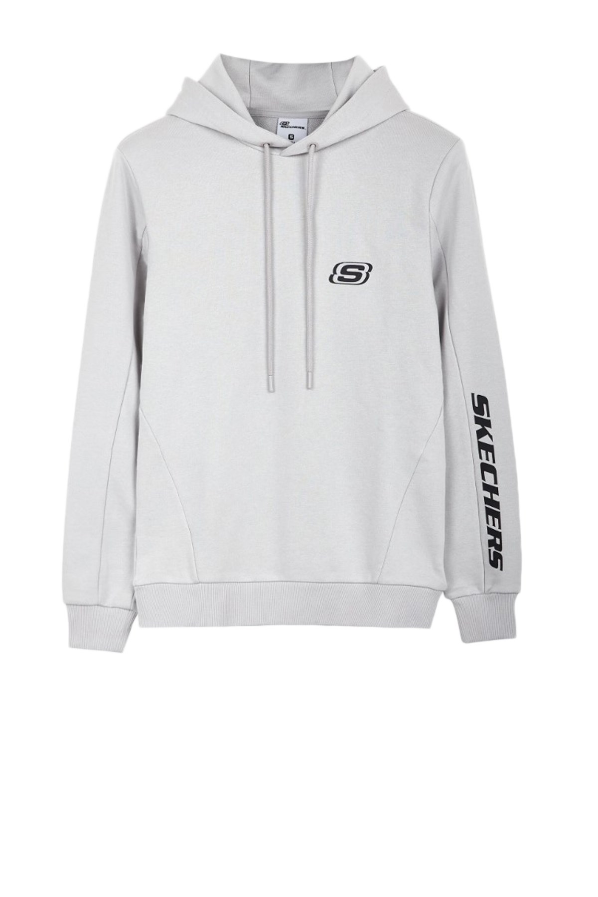 Skechers Mid Weight Fleece Hoodie Erkek Sweatshirt S222244-013 Gri