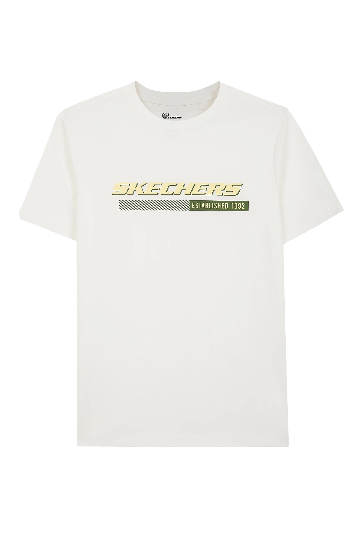 Skechers Erkek Tişört S222247-100 Beyaz