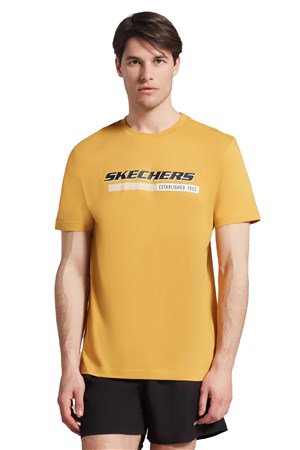 Skechers Erkek Tişört S222247-210 Sarı