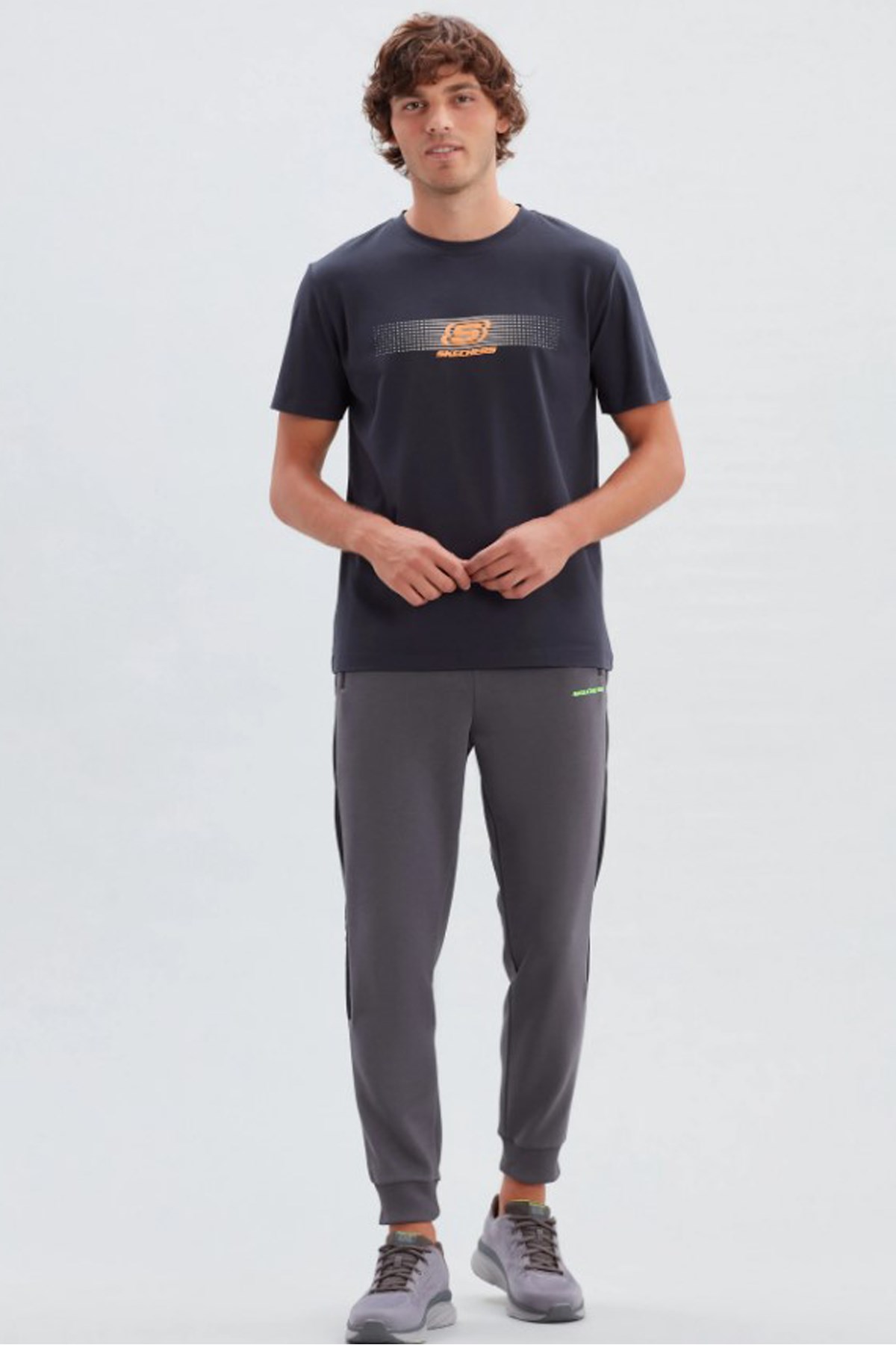 Skechers Big Logo Erkek Tişört S222260-001 Siyah
