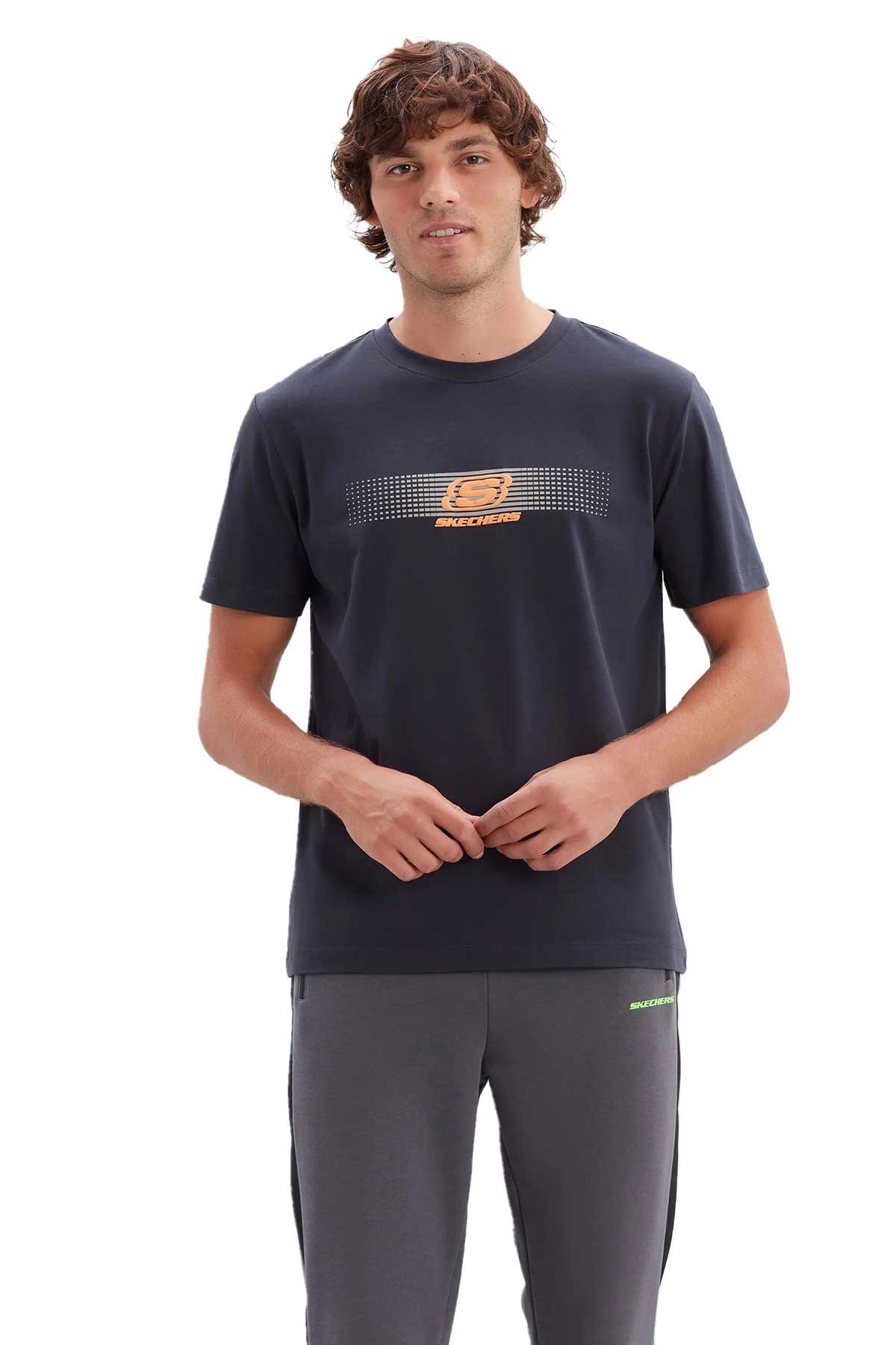 Skechers Big Logo Erkek Tişört S222260-001 Siyah