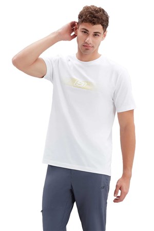 Skechers Big Logo Erkek Tişört S222260-102 Beyaz
