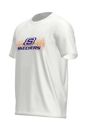 Skechers Erkek Tişört S222262-102 Beyaz
