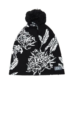 Skechers Headwear Logo Kadın Bere S222484-001 Siyah